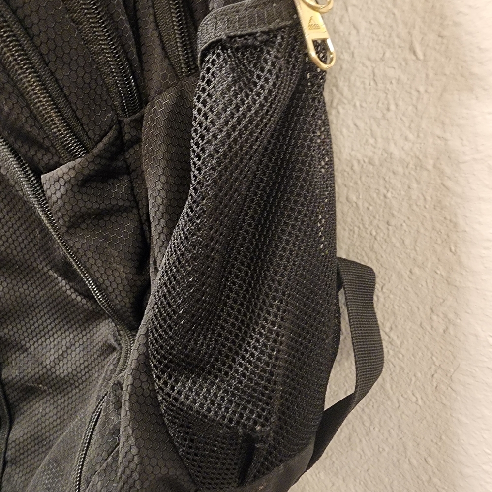 Adidas Black and Gold Men's Backpack - Picture 9 of 9